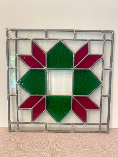 Stained Glass Square Sun Catcher