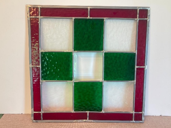 Stained Glass Square Sun Catcher