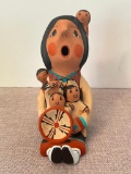 Jemez Pottery - Storyteller by Diane Lucero
