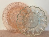 Pair of Glass Deviled Egg Platters