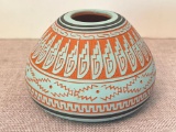 Southwest Navajo Pottery Bowl - Artist Signed