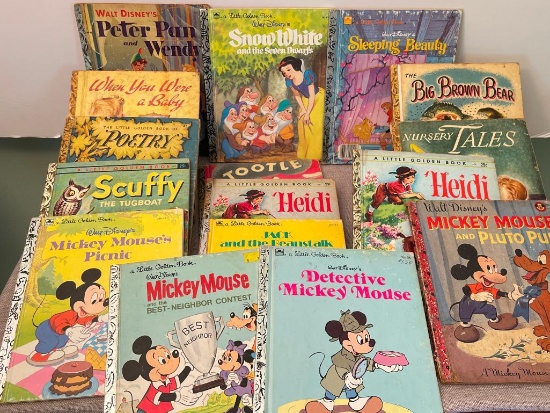 Group of Vintage Little Golden Books