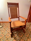 Vintage Wicker Rocking Chair