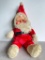 Vintage Plush Christmas Santa