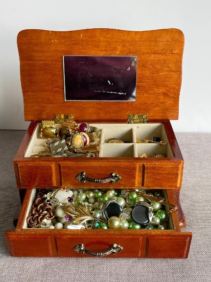 Jewelry Box with Contents
