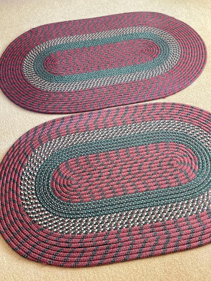 Pair of Braided Rugs
