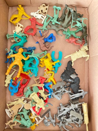 Mixed Group of Vintage Plastic Figures