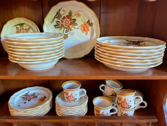 Set of Mikasa "Imperial Garden" Dishes