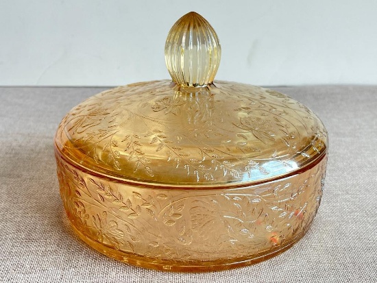 Vintage Glass Candy Dish