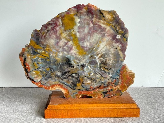 Thin Slab of Stone with Stand