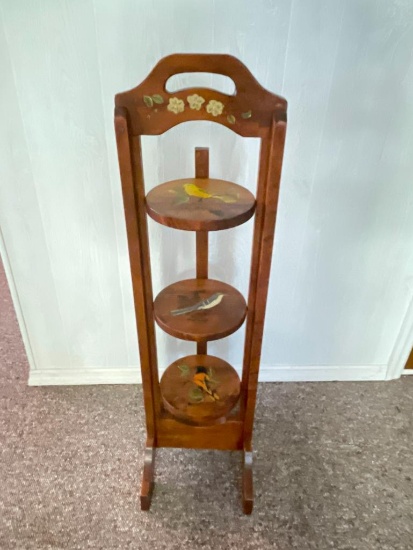 Wooden Hand Painted Display Stand