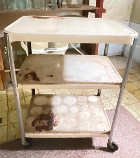 Vintage Metal Cart