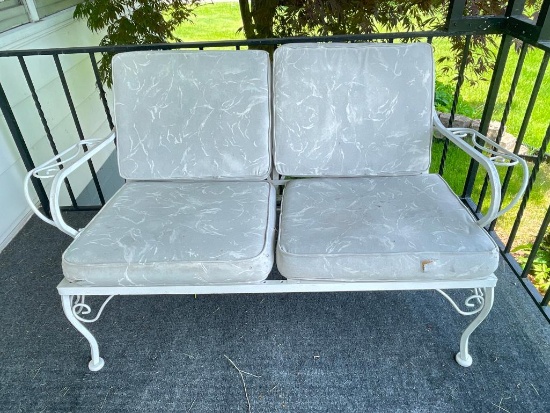 Outdoor Metal Loveseat