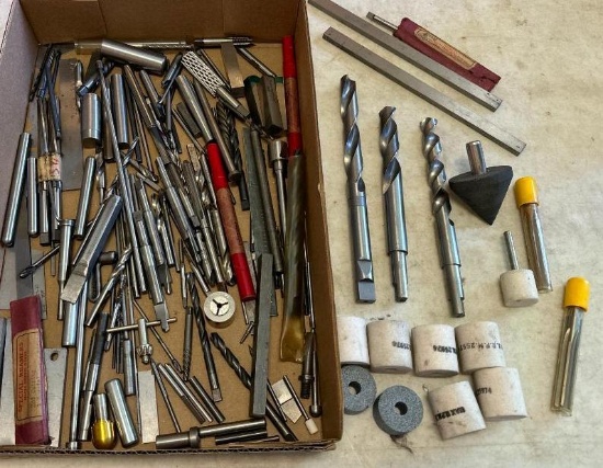 Nice Lot of Machinist Drill Bits and End Mills