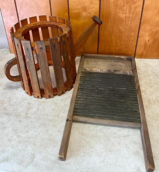 Wash Board and Plater Surround of Watering Can