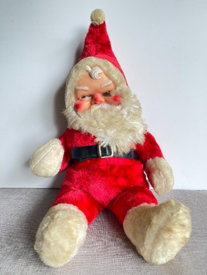 Vintage Plush Christmas Santa
