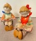 Porcelain Japanese Boy and Girl Figurines