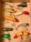 Group of Vintage Wooden Fishing Lures