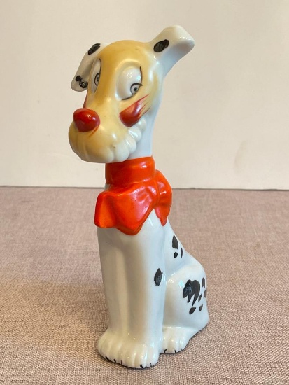 Vintage Porcelain Dog Figurine