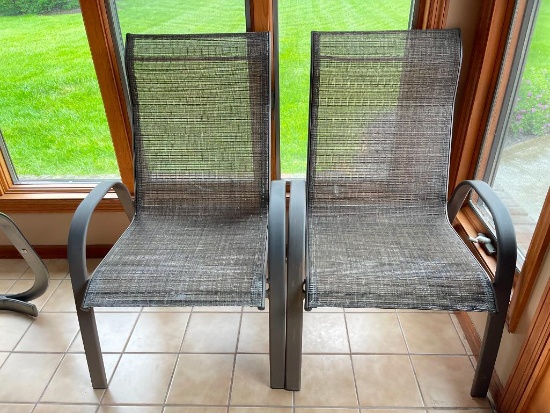 Pair of Aluminum Patio Chair