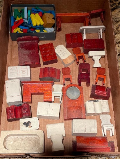 Group of Doll House Furniture