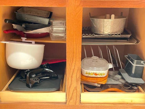 Kitchen Cabinet Contents Lot
