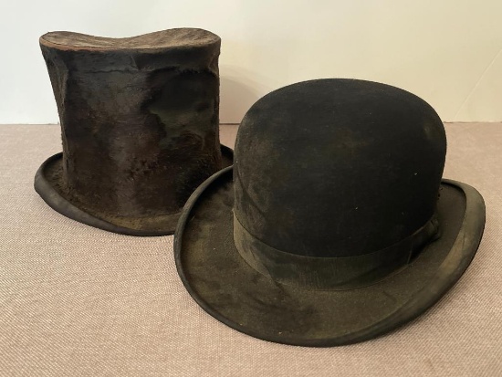 Gimbel Bowler Hat and Hume Top Hat