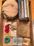 Large Lot of Vintage Boy Scout Books, Mess Kit, Uniform Items and More