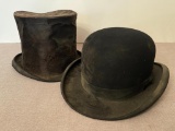 Gimbel Bowler Hat and Hume Top Hat