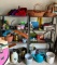 Contents of Two Metal Shelves