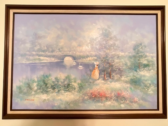 Framed Oil on Canvas