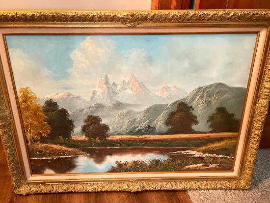 Framed Oil on Canvas