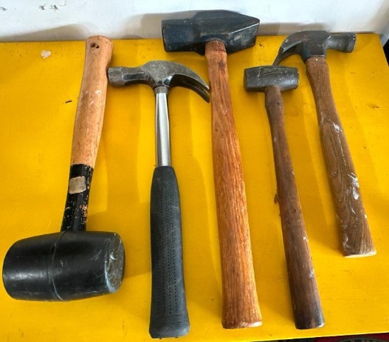 Group of Five Hammers