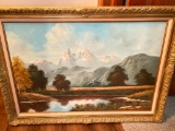 Framed Oil on Canvas