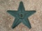Cast Iron Grave Memorial Star