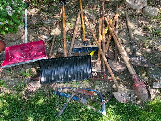 Group of Shed Long Handled Tools