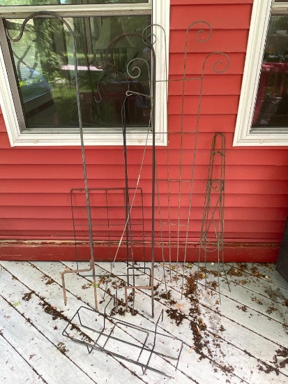 Metal Hooks and Trellis