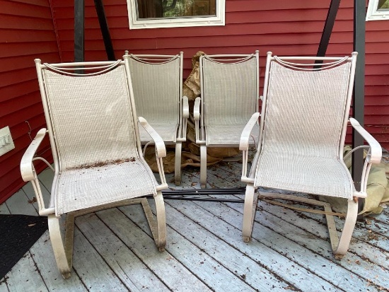 Set of 4 Outdoor Chairs