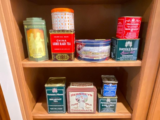 Group of Kitchen Tins
