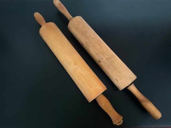 Pair of Vintage Wooden Rolling Pins