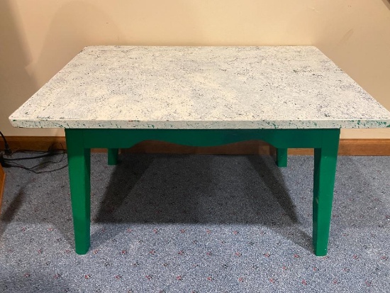 Short Painted Table