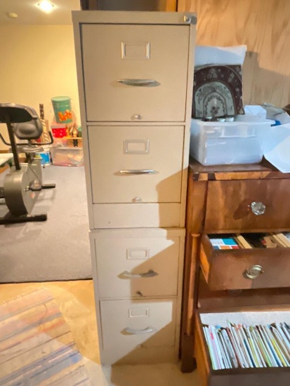 Pair of Metal 2 Drawer Filing Cabinets
