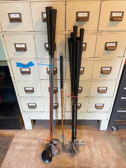 Mixed Group of Golf Clubs