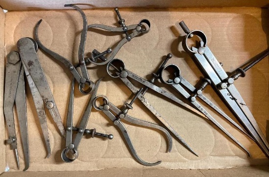 Group of Antique Machinist Calipers