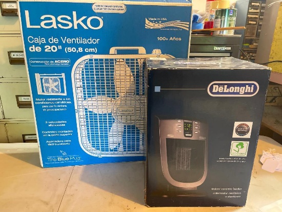 DeLonghi Electric Heater and Fan
