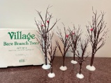 Group of Department 56 Bare Branch Trees