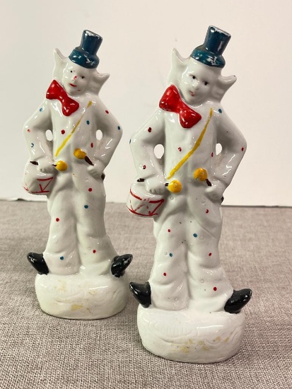 Pair of Vintage Ceramic/Porcelain Clowns