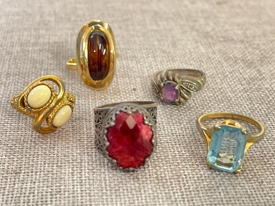 Group of Vintage Rings