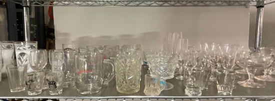 Clear Glass Shelf Lot