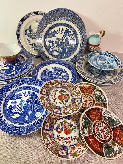Group of Asian Dishes